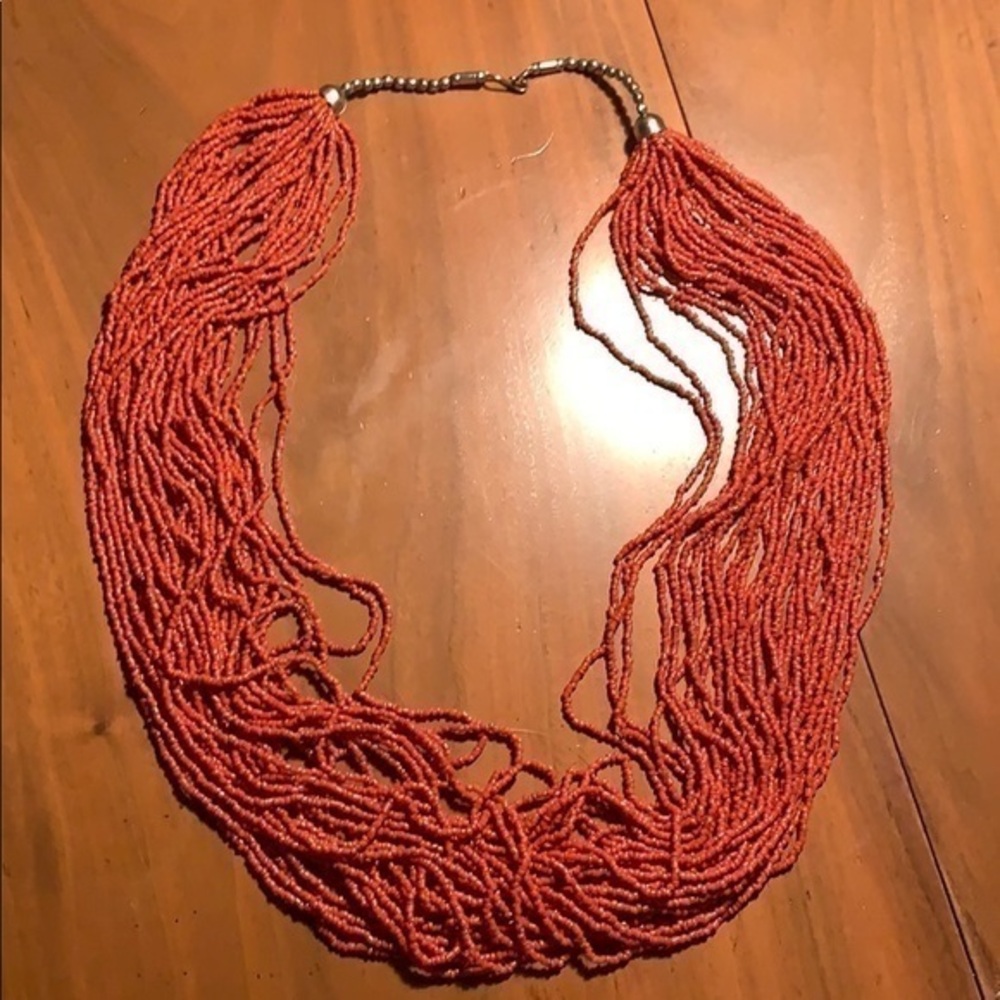 Beaded Statement Necklace - image 1